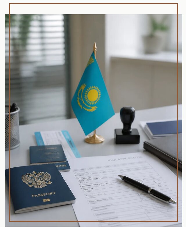 Оформление визы в Казахстан для поездки и работы в Ревде